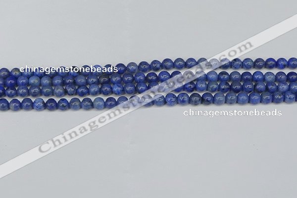 CDU340 15.5 inches 4mm round blue dumortierite beads wholesale