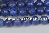 CDU341 15.5 inches 6mm round blue dumortierite beads wholesale