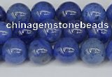 CDU342 15.5 inches 8mm round blue dumortierite beads wholesale