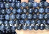 CDU355 15.5 inches 14mm round blue dumortierite beads wholesale