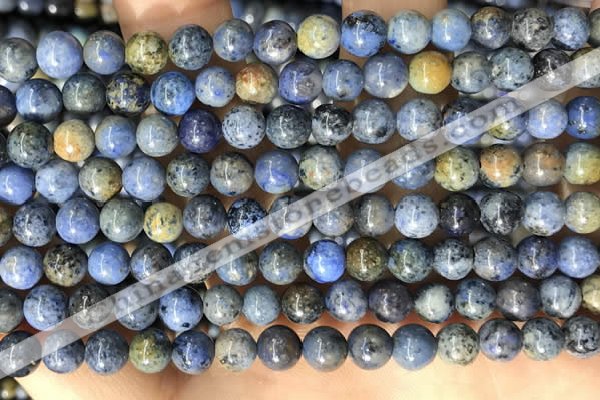 CDU361 15.5 inches 6mm round sunset dumortierite beads wholesale