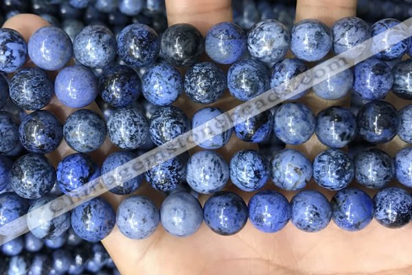 CDU369 15.5 inches 10mm round dumortierite gemstone beads