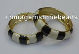 CEB164 19mm width gold plated alloy with enamel bangles wholesale