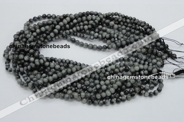 CEE02 15.5 inches 6mm round eagle eye jasper beads wholesale