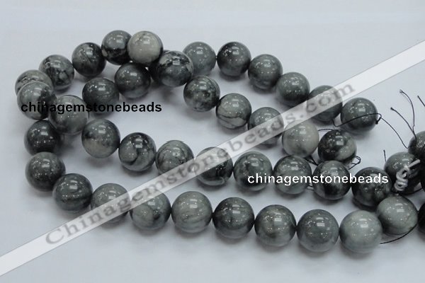 CEE08 15.5 inches 20mm round eagle eye jasper beads wholesale