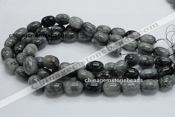 CEE10 15.5 inches 15*20mm egg-shaped eagle eye jasper beads wholesale