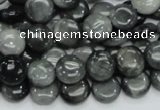 CEE11 15.5 inches 10mm flat round eagle eye jasper beads wholesale