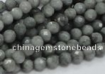 CEE19 15.5 inches 6mm faceted round eagle eye jasper beads wholesale