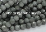 CEE48 15.5 inches 4mm faceted round eagle eye jasper beads wholesale