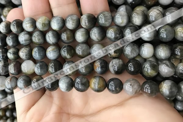 CEE525 15.5 inches 8mm round eagle eye jasper beads wholesale