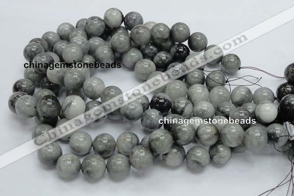 CEE61 15.5 inches 14mm round eagle eye jasper beads wholesale