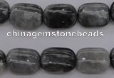 CEE74 15.5 inches 12*16mm rectangle eagle eye jasper beads