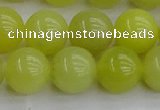 CEJ203 15.5 inches 10mm round lemon jade beads wholesale