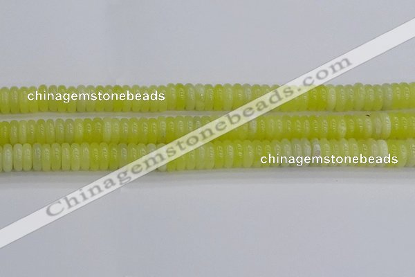 CEJ212 15.5 inches 3*8mm rondelle lemon jade beads wholesale