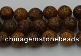 CEJ301 15.5 inches 6mm round elephant skin jasper beads wholesale