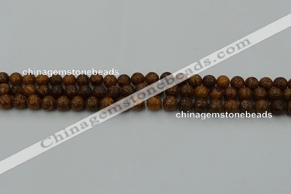 CEJ301 15.5 inches 6mm round elephant skin jasper beads wholesale