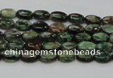 CEM10 15.5 inches 6*8mm oval emerald gemstone beads wholesale