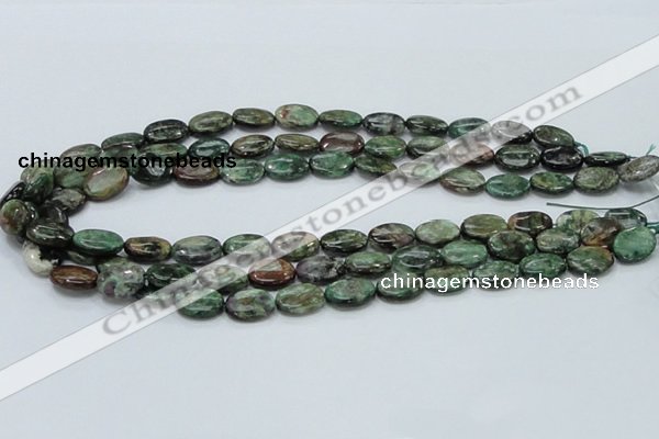 CEM12 15.5 inches 10*14mm oval emerald gemstone beads wholesale