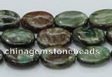 CEM14 15.5 inches 12*16mm oval emerald gemstone beads wholesale