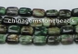 CEM16 15.5 inches 6*8mm rectangle emerald gemstone beads wholesale