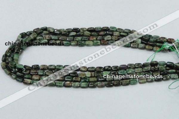 CEM16 15.5 inches 6*8mm rectangle emerald gemstone beads wholesale