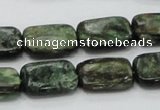 CEM19 15.5 inches 13*18mm rectangle emerald gemstone beads wholesale