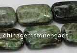 CEM20 15.5 inches 18*25mm rectangle emerald gemstone beads wholesale