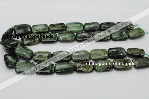 CEM20 15.5 inches 18*25mm rectangle emerald gemstone beads wholesale