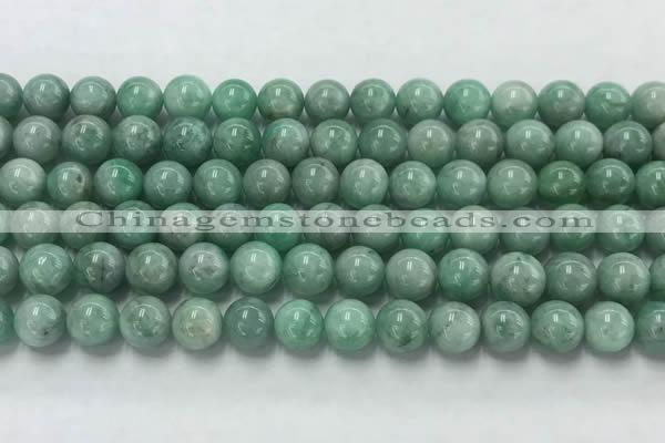 CEM57 15.5 inches 8mm round emerald gemstone beads wholesale