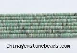 CEM70 15.5 inches 3.5*7mm rondelle emerald gemstone beads