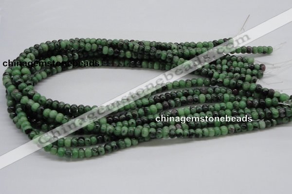 CEP05 15.5 inches 4*6mm rondelle epidote gemstone beads Wholesale