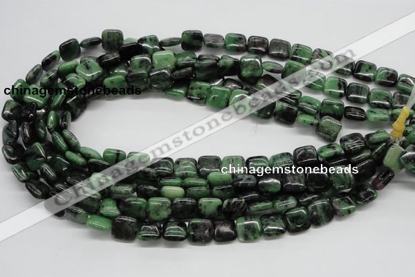 CEP14 15.5 inches 12*12mm square epidote gemstone beads wholesale