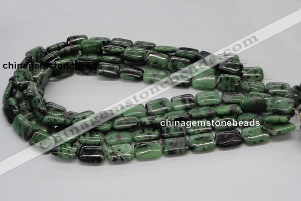 CEP17 15.5 inches 13*18mm rectangle epidote gemstone beads