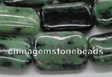 CEP18 15.5 inches 18*25mm rectangle epidote gemstone beads