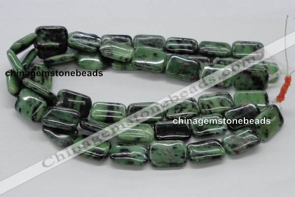 CEP18 15.5 inches 18*25mm rectangle epidote gemstone beads