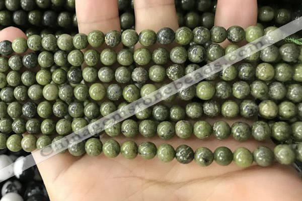 CEP200 15.5 inches 4mm round epidote gemstone beads wholesale