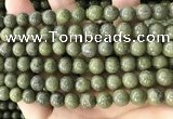 CEP202 15.5 inches 8mm round epidote gemstone beads wholesale