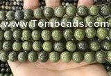 CEP203 15.5 inches 10mm round epidote gemstone beads wholesale