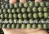 CEP204 15.5 inches 12mm round epidote gemstone beads wholesale