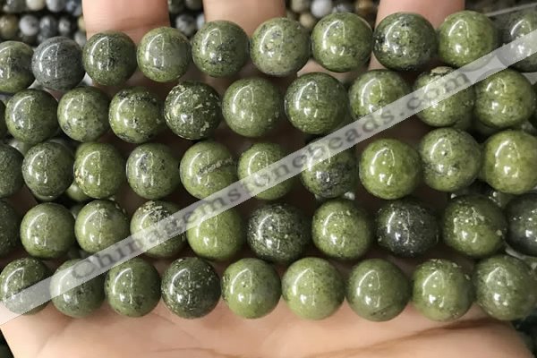 CEP205 15.5 inches 14mm round epidote gemstone beads wholesale