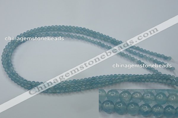 CEQ01 15.5 inches 4mm round blue sponge quartz beads wholesale