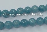 CEQ03 15.5 inches 8mm round blue sponge quartz beads wholesale