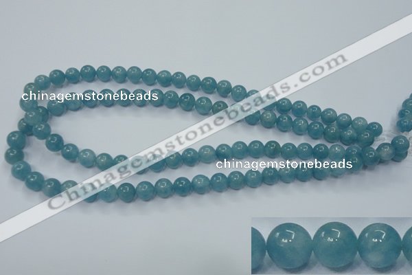 CEQ03 15.5 inches 8mm round blue sponge quartz beads wholesale