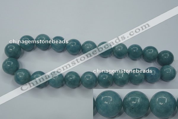 CEQ08 15.5 inches 18mm round blue sponge quartz beads wholesale