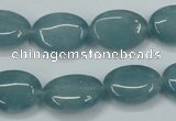 CEQ114 15.5 inches 13*18mm oval blue sponge quartz beads