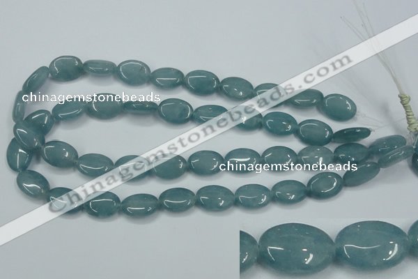 CEQ114 15.5 inches 13*18mm oval blue sponge quartz beads