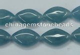CEQ134 15.5 inches 12*19mm marquise blue sponge quartz beads