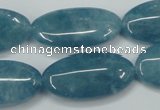 CEQ137 15.5 inches 15*30mm marquise blue sponge quartz beads