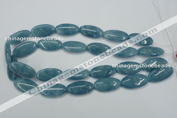 CEQ137 15.5 inches 15*30mm marquise blue sponge quartz beads