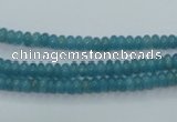 CEQ21 15.5 inches 2*4mm rondelle blue sponge quartz beads